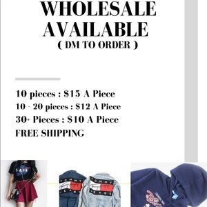 Wholesale Available - DM To Inquire